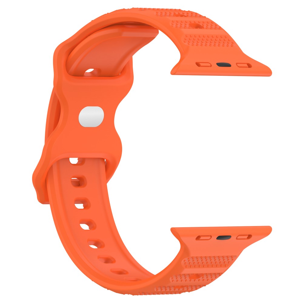 Mega Kønt Silikone Universal Rem passer til Apple Smartwatch - Orange#serie_2