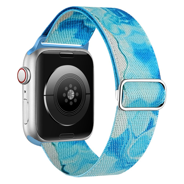Vildt Fint Metal Og Nylon Universal Rem passer til Apple Smartwatch - Blå#serie_2