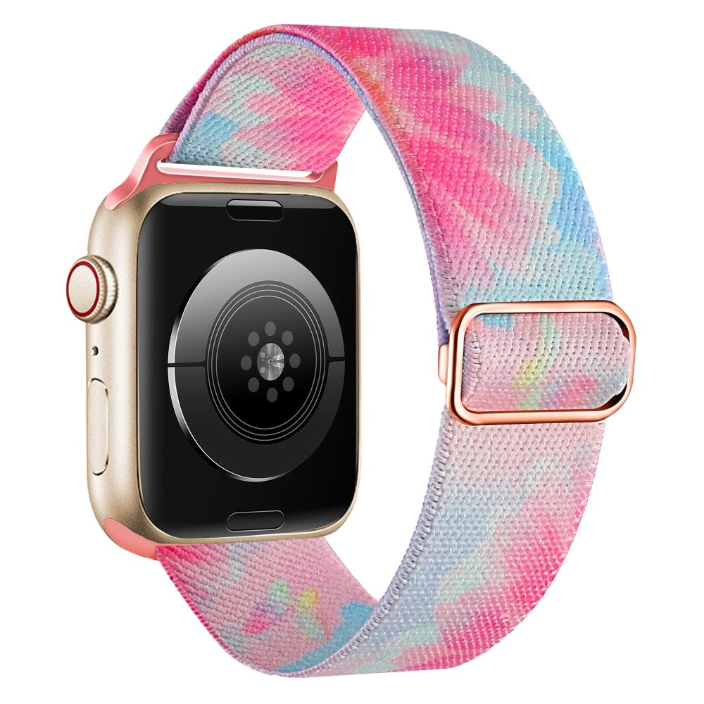 Vildt Fint Metal Og Nylon Universal Rem passer til Apple Smartwatch - Pink#serie_3