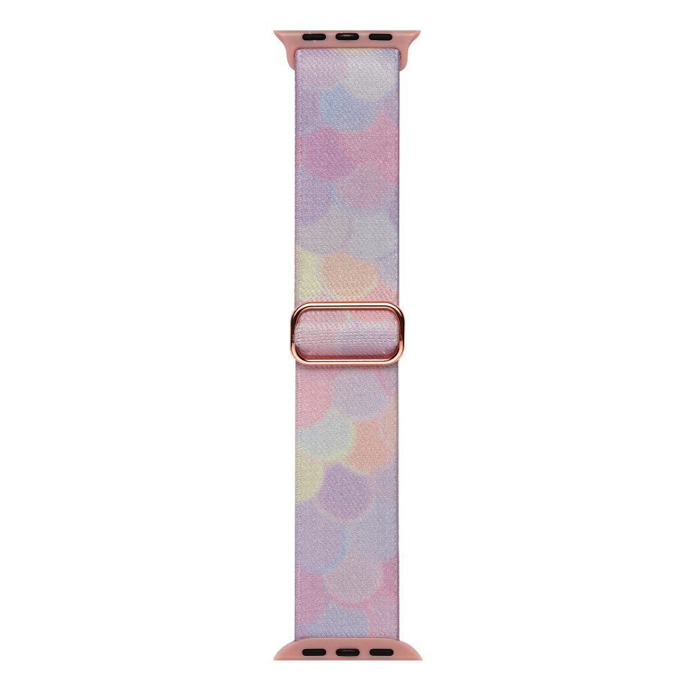 Vildt Fint Metal Og Nylon Universal Rem passer til Apple Smartwatch - Pink#serie_5