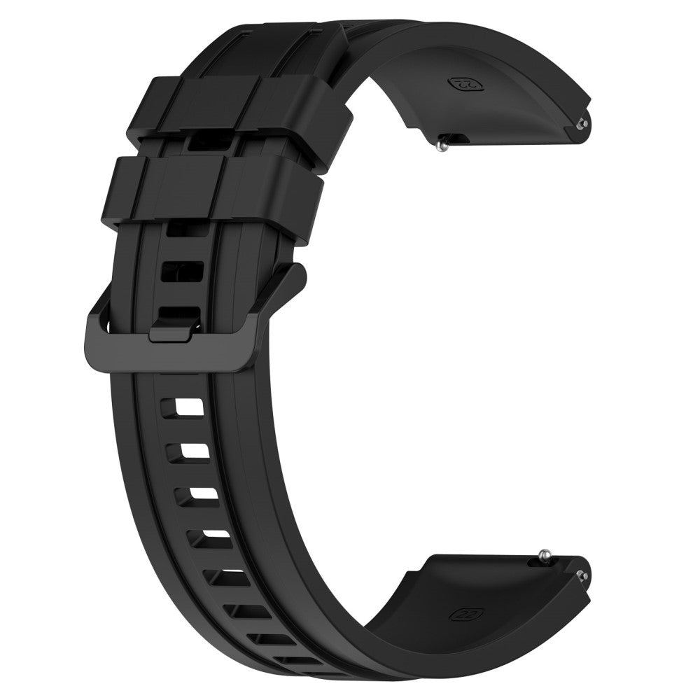 Superflot Metal Og Silikone Universal Rem passer til Smartwatch - Sort#serie_1