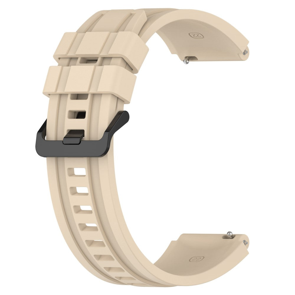 Superflot Metal Og Silikone Universal Rem passer til Smartwatch - Brun#serie_4