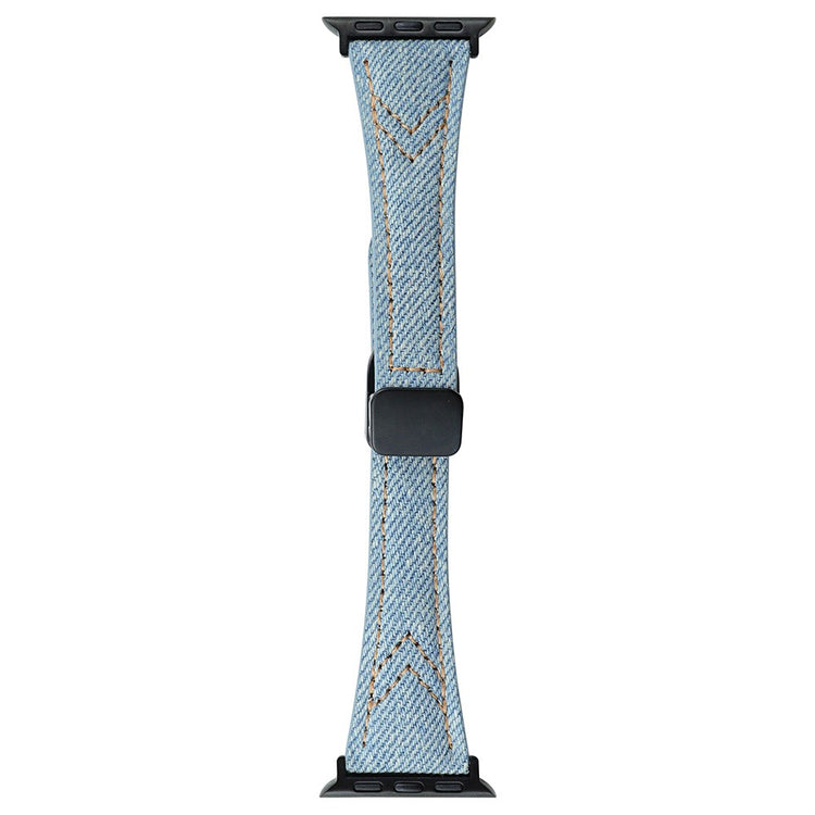 Rigtigt Cool Metal Og Nylon Universal Rem passer til Apple Smartwatch - Blå#serie_2