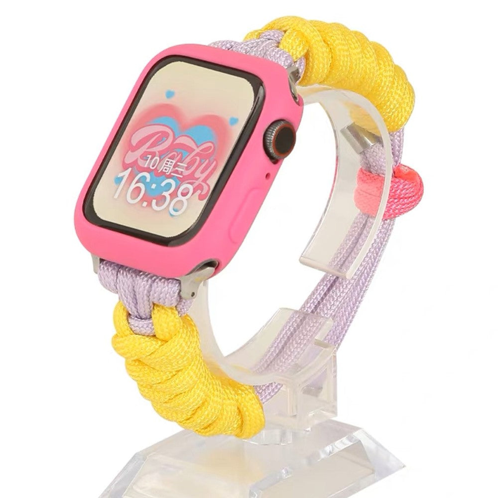 Super Pænt Metal Og Nylon Universal Rem passer til Apple Smartwatch - Flerfarvet#serie_3