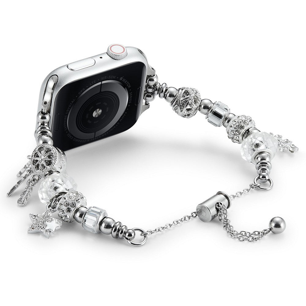 Vildt Skøn Metal Universal Rem passer til Apple Smartwatch - Sølv#serie_3