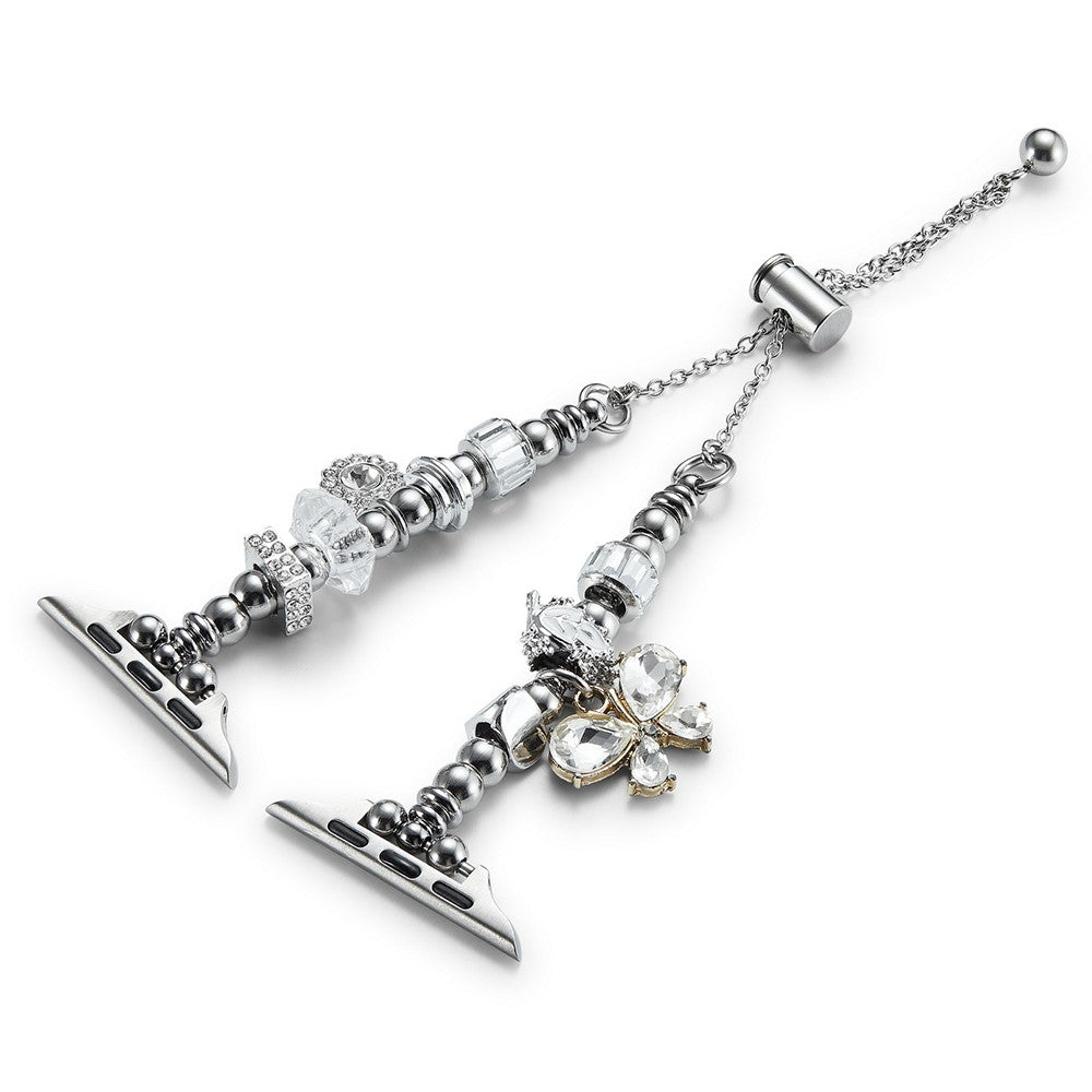 Vildt Skøn Metal Universal Rem passer til Apple Smartwatch - Sølv#serie_4