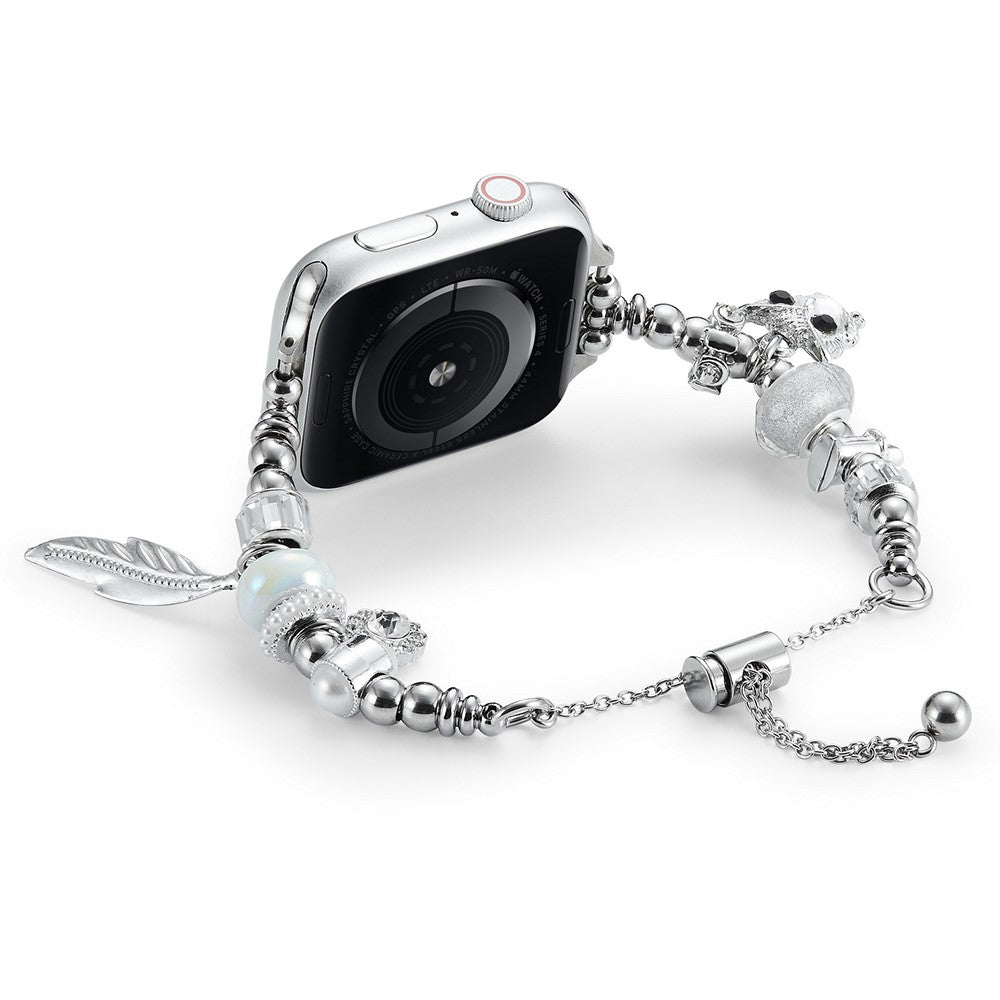 Vildt Skøn Metal Universal Rem passer til Apple Smartwatch - Sølv#serie_5