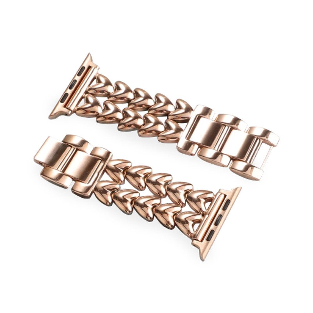 Vildt Fed Metal Universal Rem passer til Apple Smartwatch - Pink#serie_3