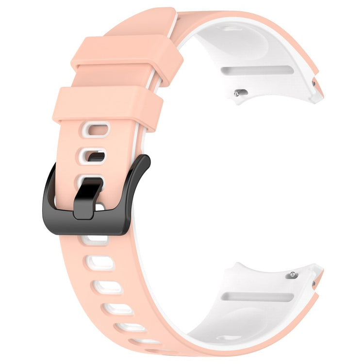 Klassisk Metal Og Silikone Universal Rem passer til Samsung Smartwatch - Pink#serie_5
