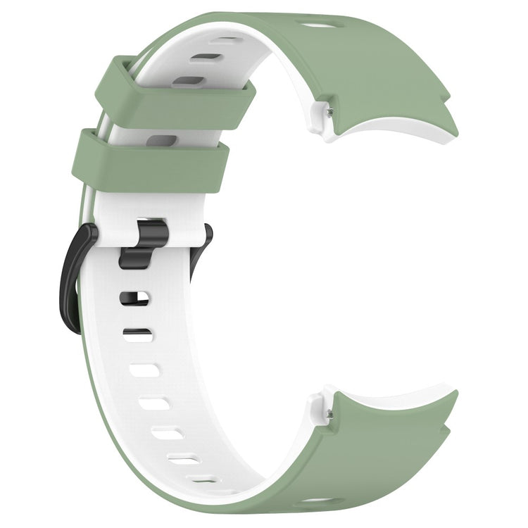 Klassisk Metal Og Silikone Universal Rem passer til Samsung Smartwatch - Grøn#serie_12