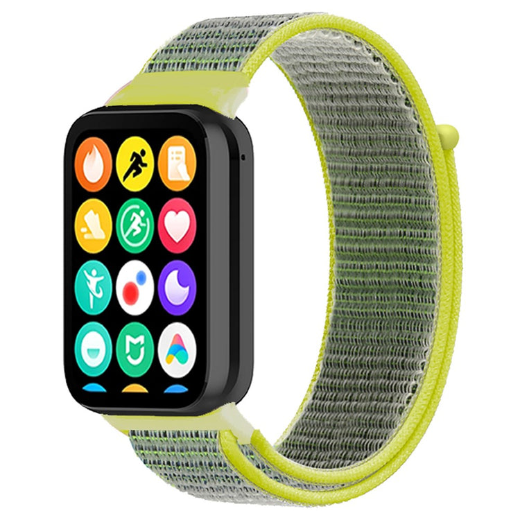 Xiaomi Smart Band 8 Pro / Redmi Watch 4 Nylon Loop Watch Band Breathable Sport Strap - Bright Yellow#serie_12