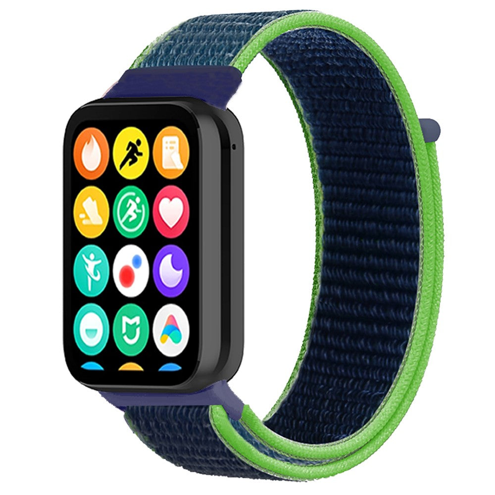 Xiaomi Smart Band 8 Pro / Redmi Watch 4 Nylon Loop Watch Band Breathable Sport Strap - Lime#serie_14