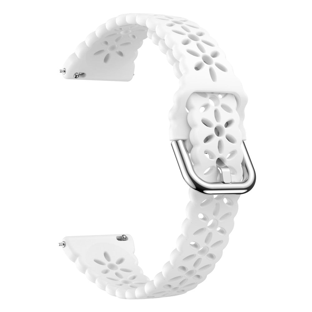 Udsøgt Silikone Universal Rem passer til Smartwatch - Hvid#serie_2