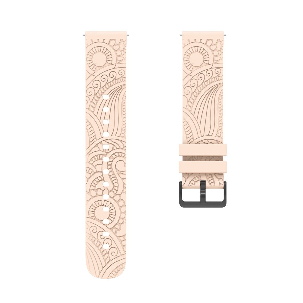 Super Slidstærk Silikone Universal Rem passer til Smartwatch - Brun#serie_6