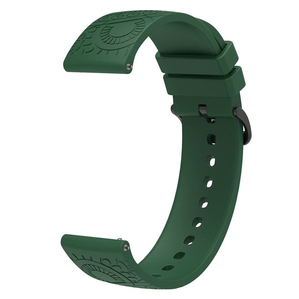 Super Slidstærk Silikone Universal Rem passer til Smartwatch - Grøn#serie_7
