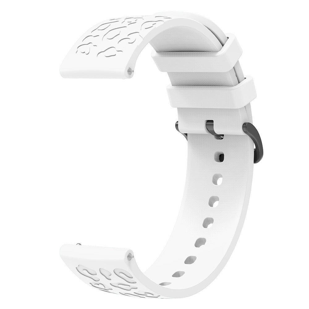 Meget Sejt Silikone Universal Rem passer til Smartwatch - Hvid#serie_2