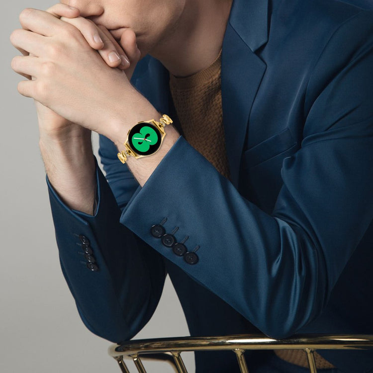 Samsung Galaxy Watch Universal 20mm Watch Band 20mm Alloy Bracelet Strap - Gold#serie_2