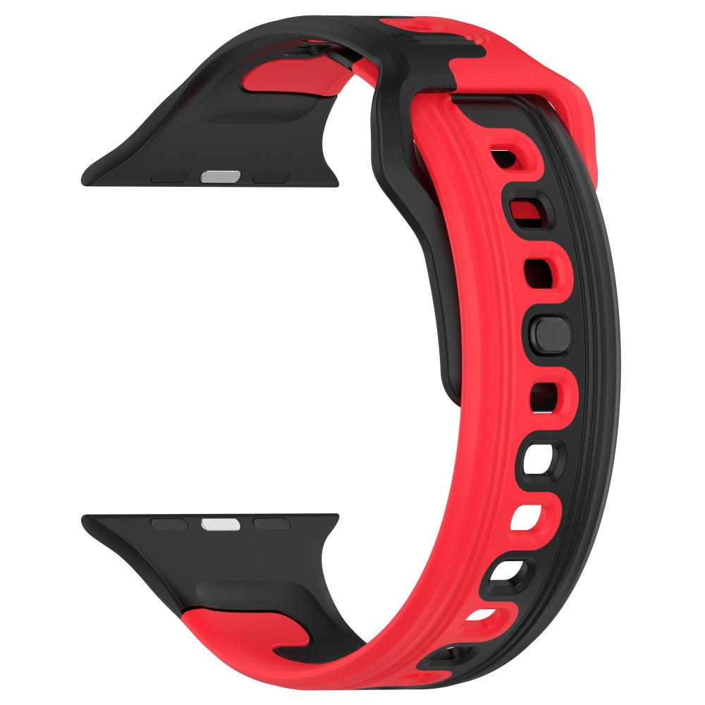 Smuk Silikone Universal Rem passer til Apple Smartwatch - Rød#serie_1