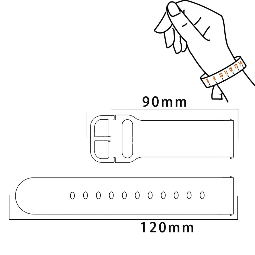 20mm Watch Band Samsung Galaxy Watch6 Classic 43mm 47mm / Watch6 40mm 44mm Genuine Tree LeatherandTPE Strap - Style A#serie_7