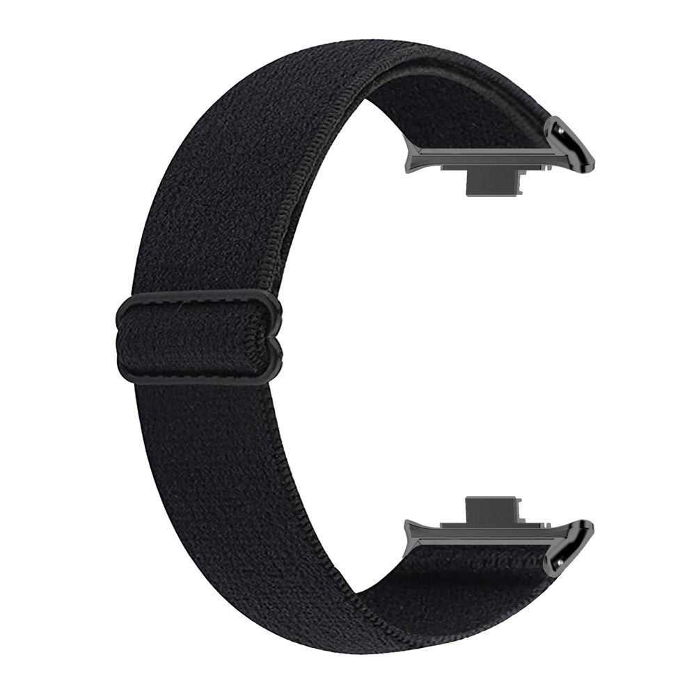 Xiaomi Smart Band 8 Pro Nylon Braided Watch Strap Quick Release Elastic Watch Band - Black#serie_4