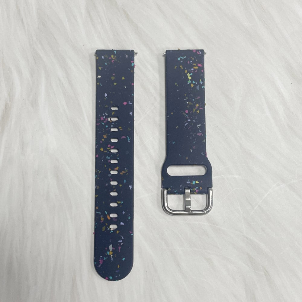 Meget Kønt Silikone Universal Rem passer til Smartwatch - Blå#serie_4