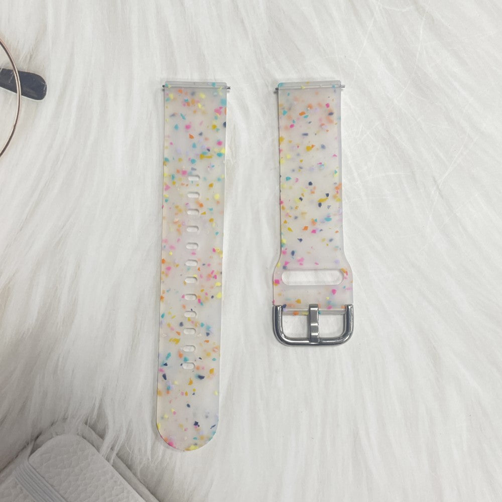 Meget Kønt Silikone Universal Rem passer til Smartwatch - Gennemsigtig#serie_5