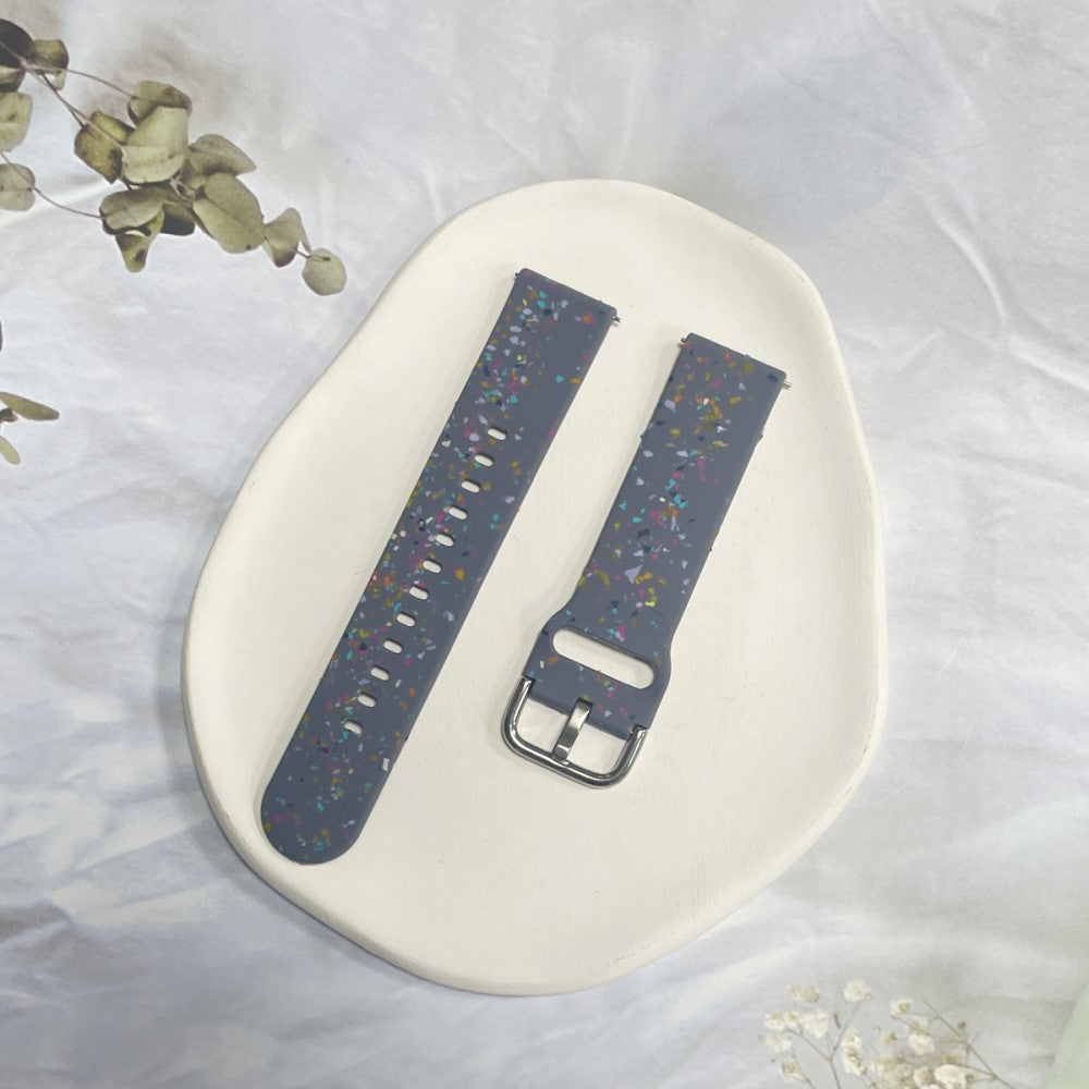 Helt Vildt Pænt Silikone Universal Rem passer til Smartwatch - Blå#serie_1