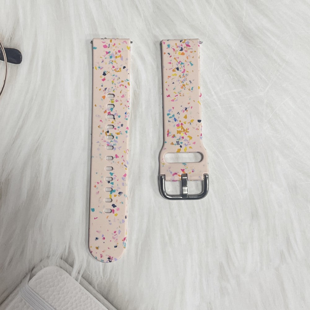 Helt Vildt Pænt Silikone Universal Rem passer til Smartwatch - Pink#serie_2