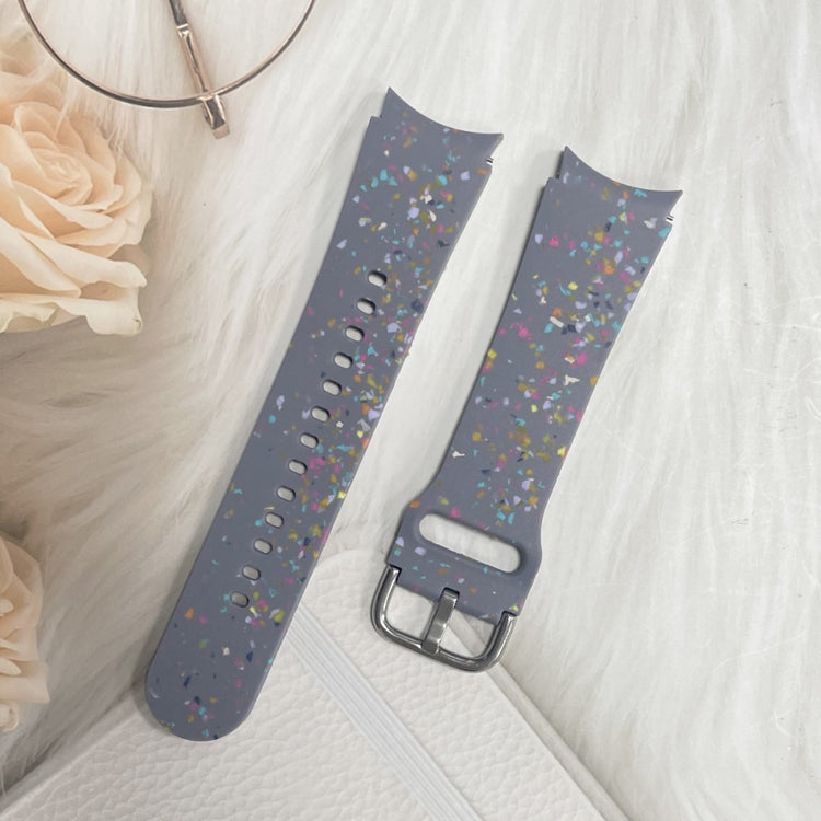 Samsung Galaxy Watch6 / Watch6 Classic Band Soft Silicone Pattern Wristbands - Blue Grey#serie_2