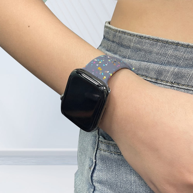 Sejt Silikone Universal Rem passer til Apple Smartwatch - Blå#serie_1