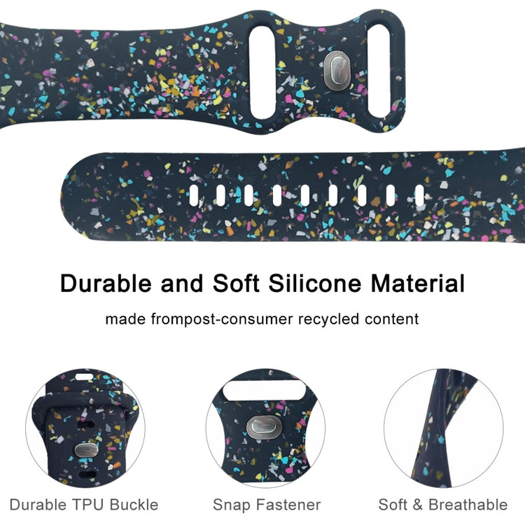 Sejt Silikone Universal Rem passer til Apple Smartwatch - Blå#serie_4