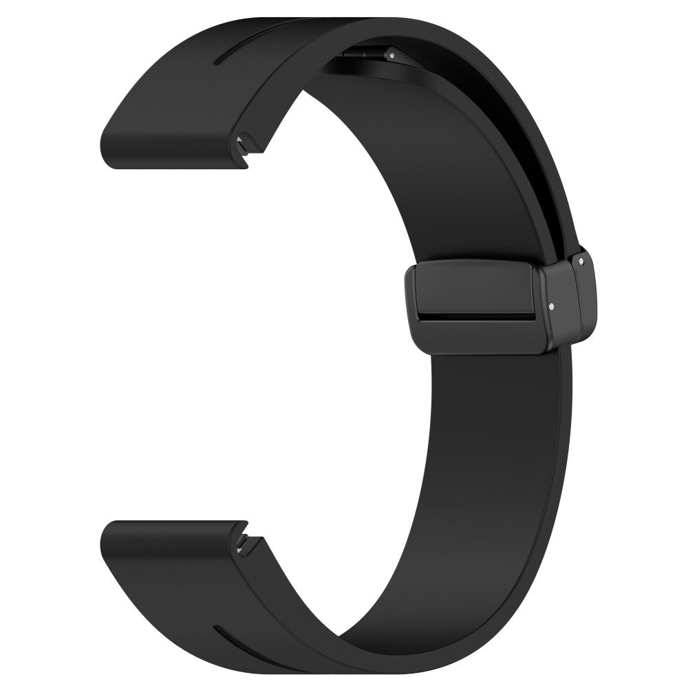 Holdbart Silikone Universal Rem passer til Smartwatch - Sort#serie_1