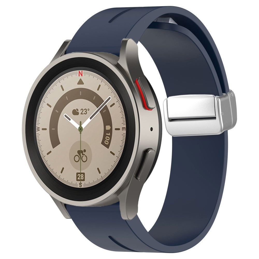 Rigtigt Fantastisk Silikone Universal Rem passer til Smartwatch - Blå#serie_11