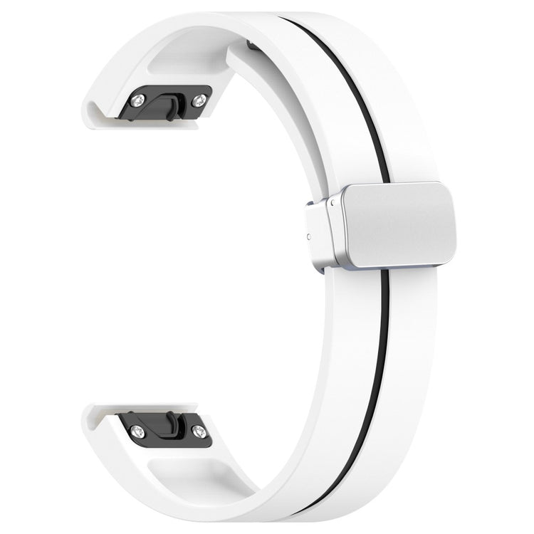 Super Nydelig Silikone Universal Rem passer til Samsung Smartwatch - Hvid#serie_2