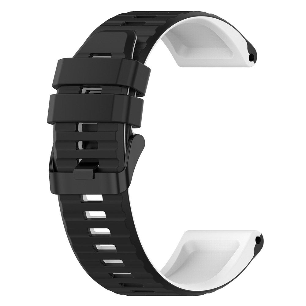 Solid Silikone Universal Rem passer til Garmin Smartwatch - Hvid#serie_1
