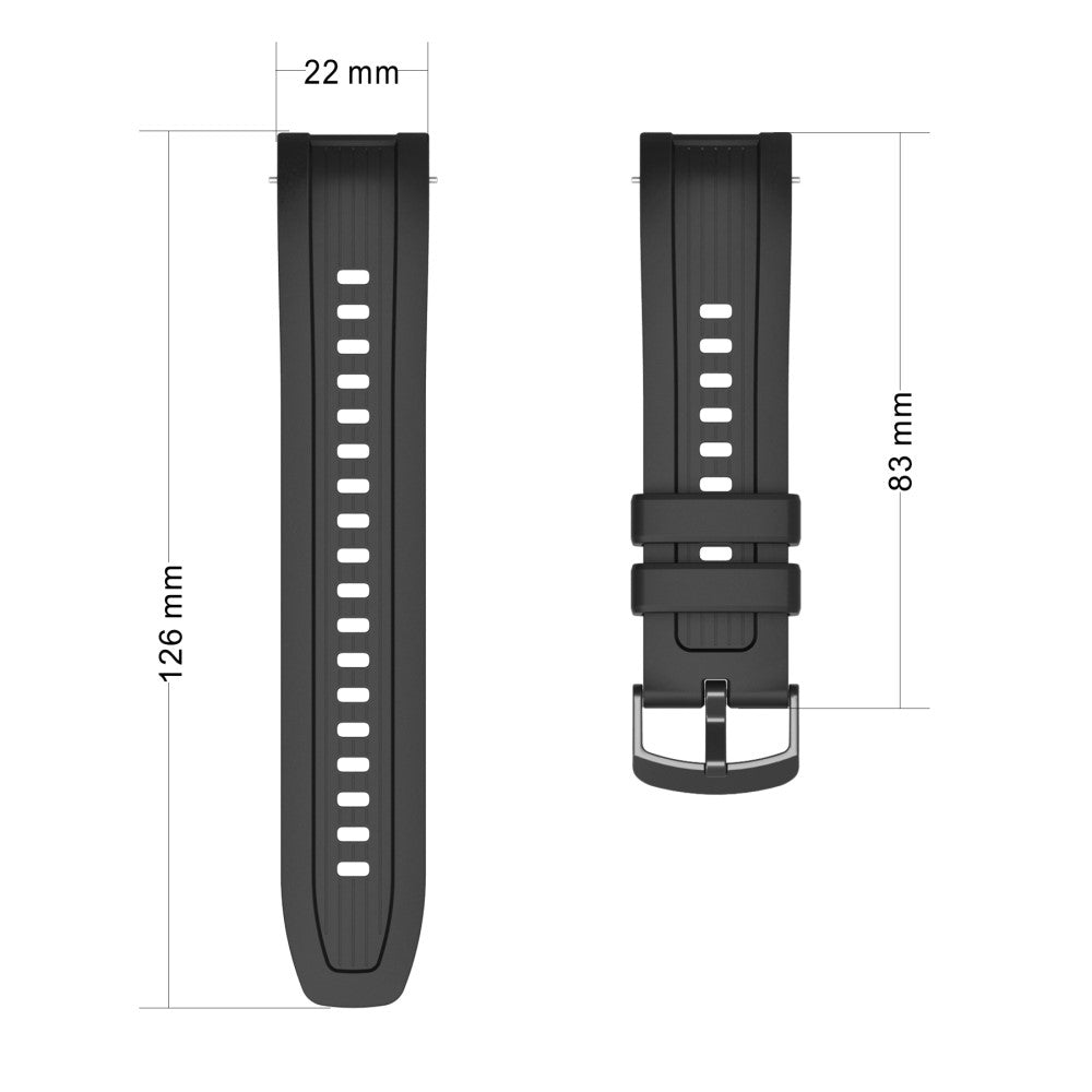 Huami Amazfit Balance (A2286) Silicone Strap Wrist Watch Band with Watch Frame Cover - Rock Cyan#serie_2
