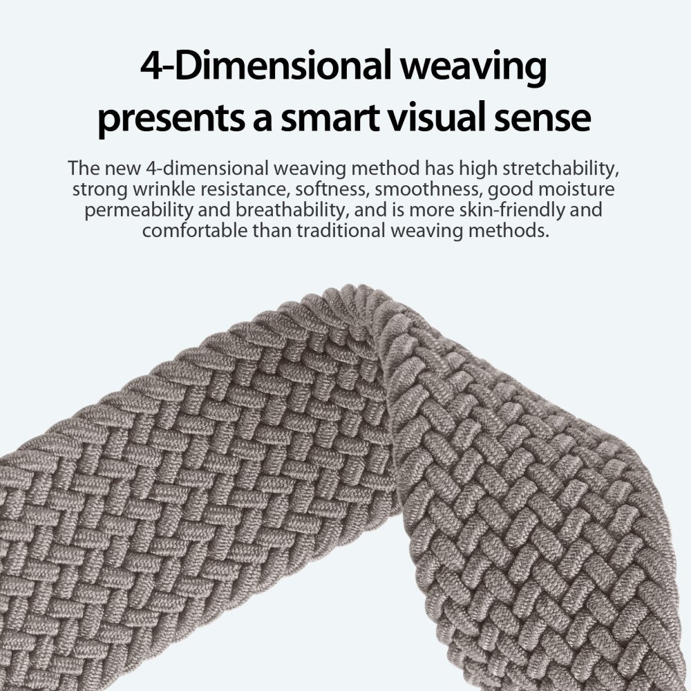 DUX DUCIS Apple Watch Series 41mm / 40mm / 38mm Nylon Watch Straps - Clay#serie_3