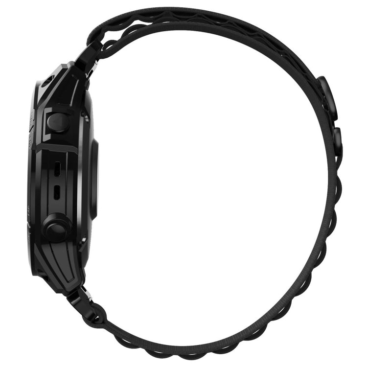 Stilren Nylon Universal Rem passer til Smartwatch - Sort#serie_1