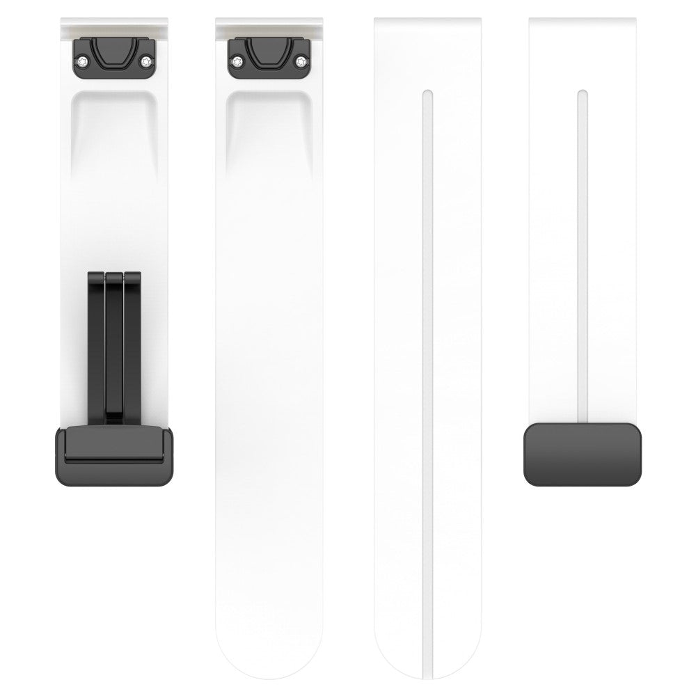 Vildt Elegant Silikone Universal Rem passer til Garmin Smartwatch - Hvid#serie_3