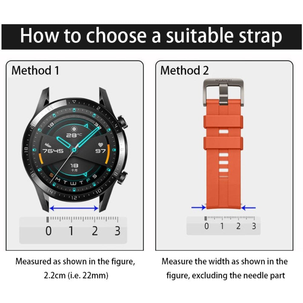 Helt Vildt Holdbart Silikone Universal Rem passer til Smartwatch - Grøn#serie_6