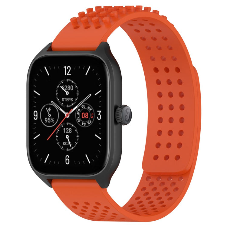 Fremragende Silikone Universal Rem passer til Smartwatch - Orange#serie_4