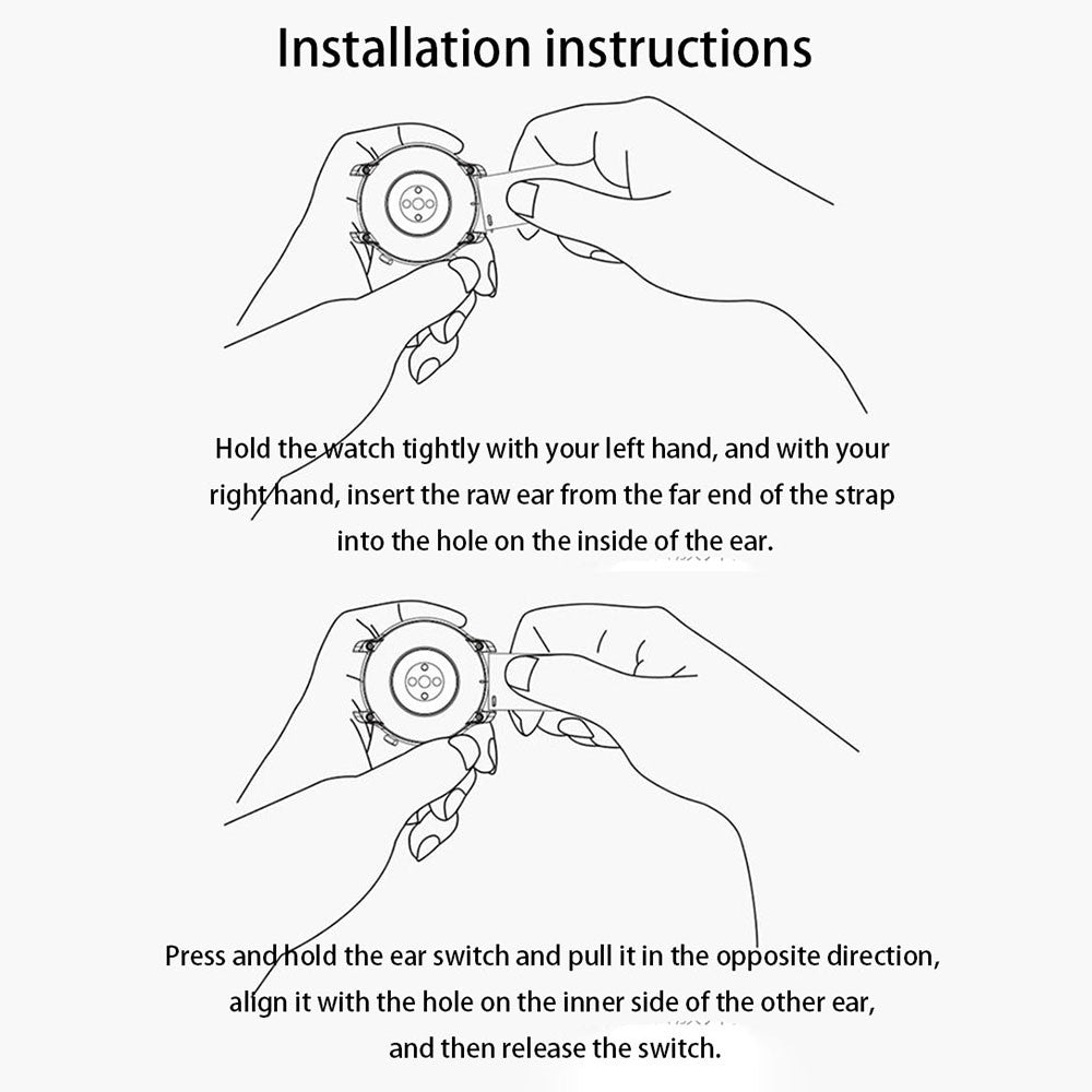 Rigtigt Pænt Silikone Universal Rem passer til Smartwatch - Grøn#serie_6