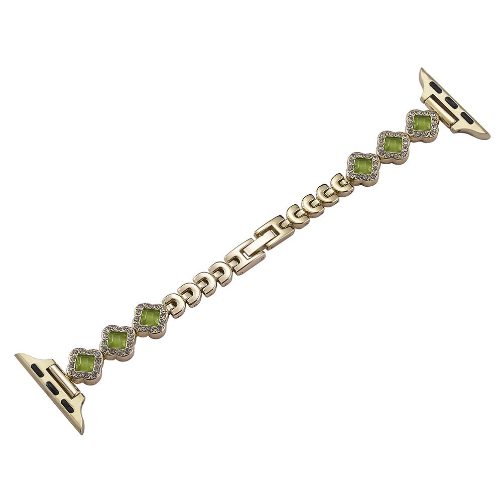 Vildt Fantastisk Rhinsten Universal Rem passer til Apple Smartwatch - Guld#serie_2