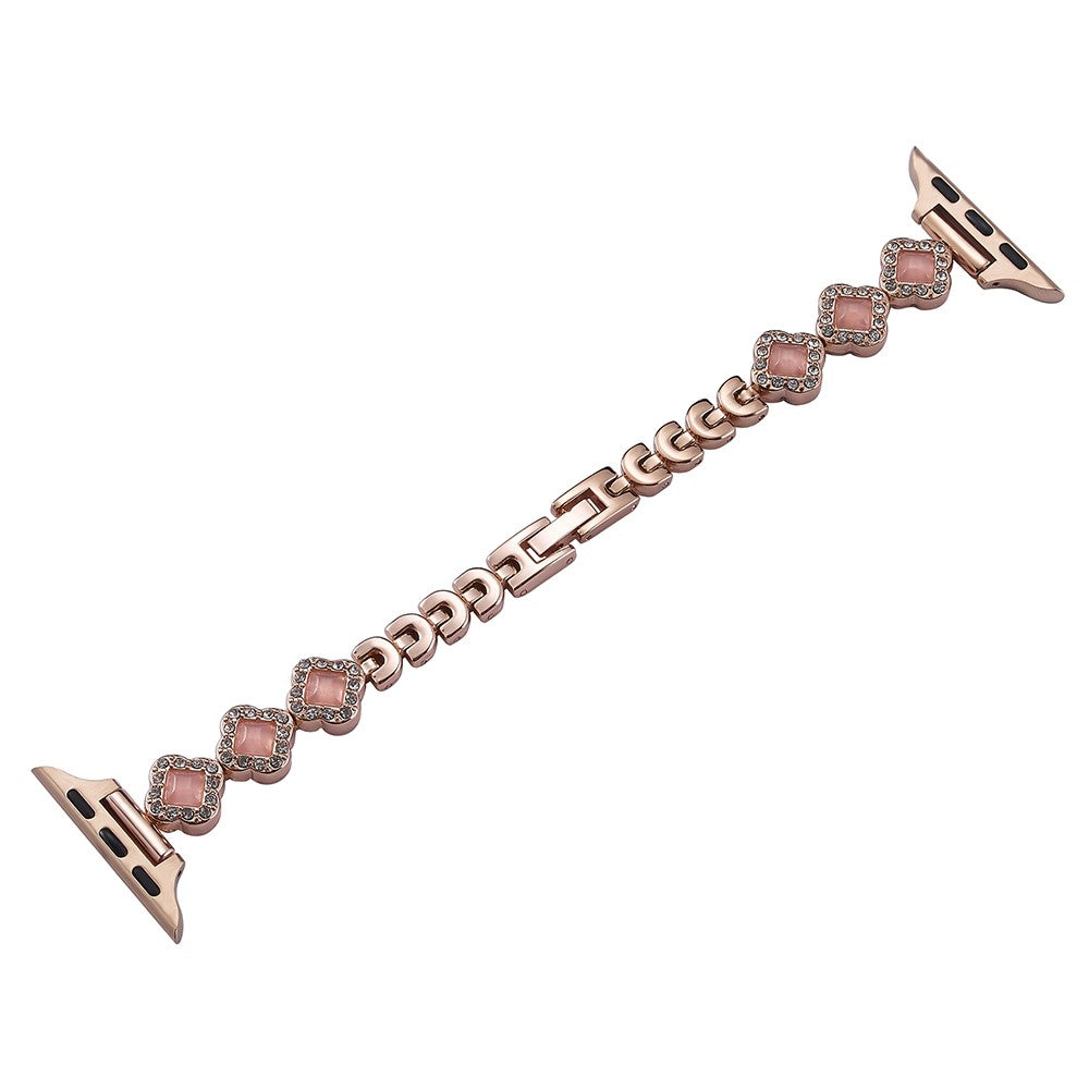 Vildt Fantastisk Rhinsten Universal Rem passer til Apple Smartwatch - Pink#serie_3