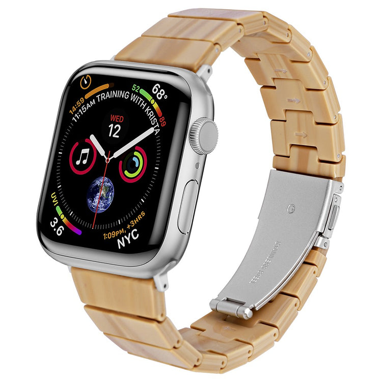 Resin Watchband Apple Watch Ultra 2 Ultra 49mm / 45mm / 44mm / 42mm Wrist Strap - Wood Color#serie_8
