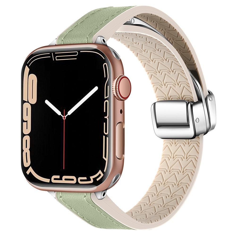 Super Godt Kunstlæder Universal Rem passer til Apple Smartwatch - Grøn#serie_3