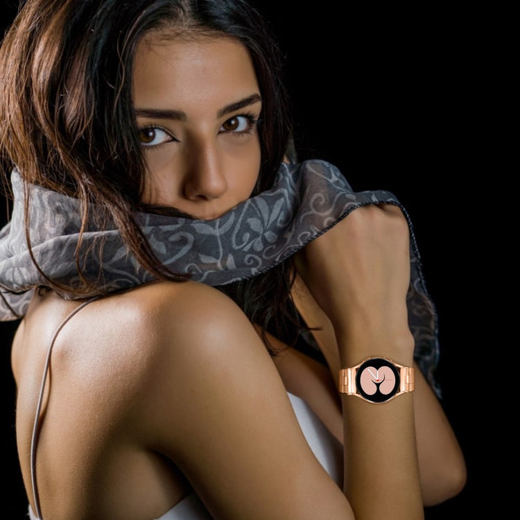 Mega Holdbart Metal Universal Rem passer til Samsung Smartwatch - Pink#serie_076