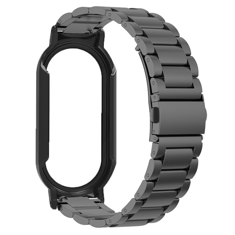 Xiaomi Smart Band 8 / Band 8 NFC Watch Strap with Case and Tempered Glass Screen Protector - Black / Black Case#serie_1
