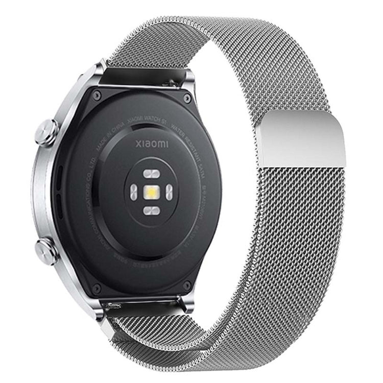 Meget Godt Metal Universal Rem passer til Smartwatch - Sølv#serie_7