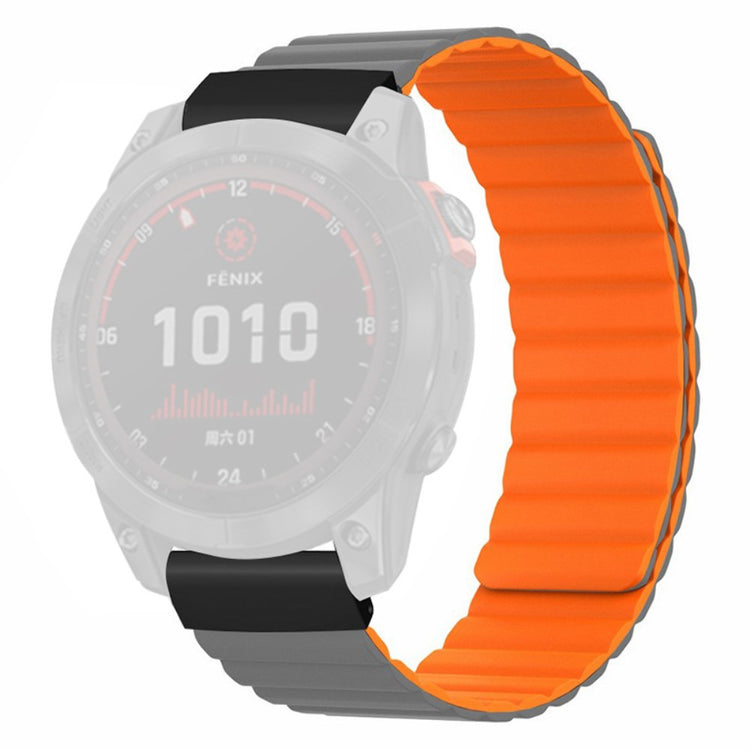 Meget Slidstærk Silikone Universal Rem passer til Smartwatch - Orange#serie_6